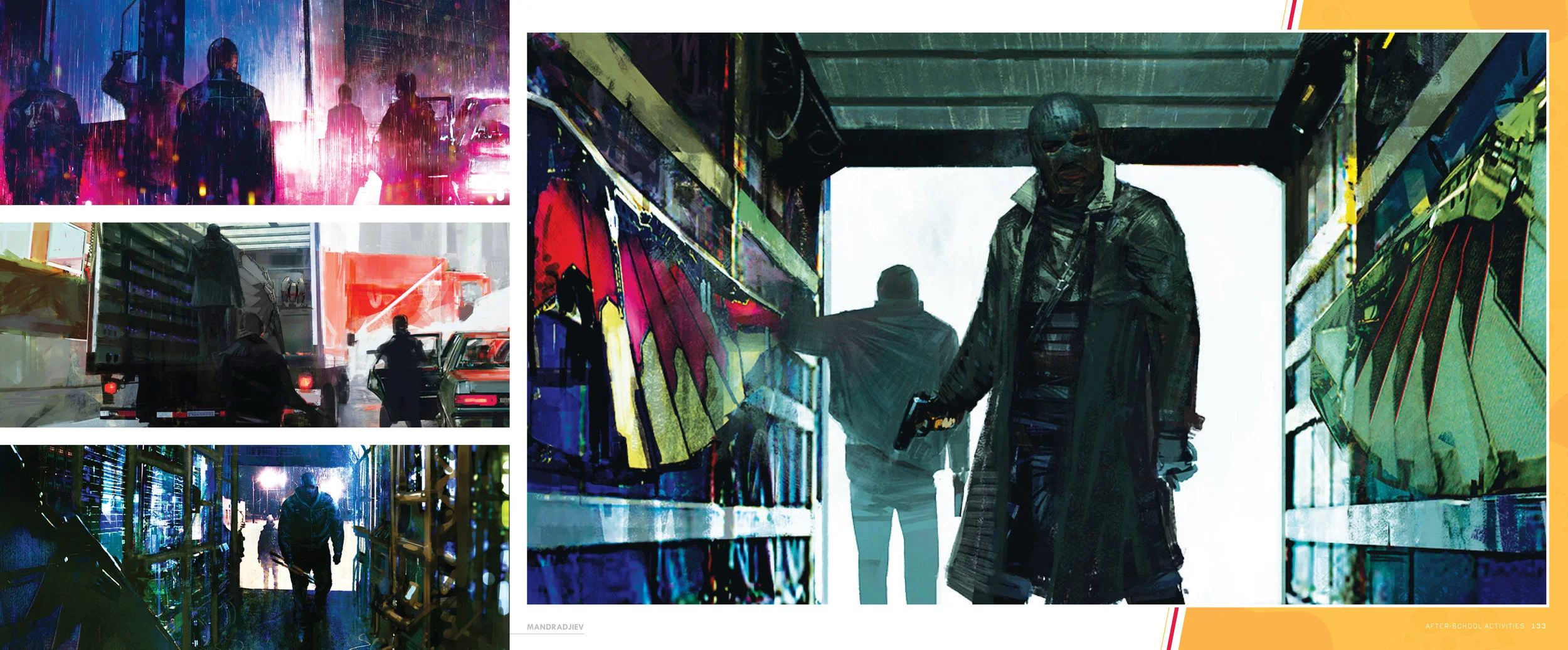 Design and layout for The Art of Marvel Studio's Spider-Man Homecoming . Content copyright Marvel Entertainment, 2017.