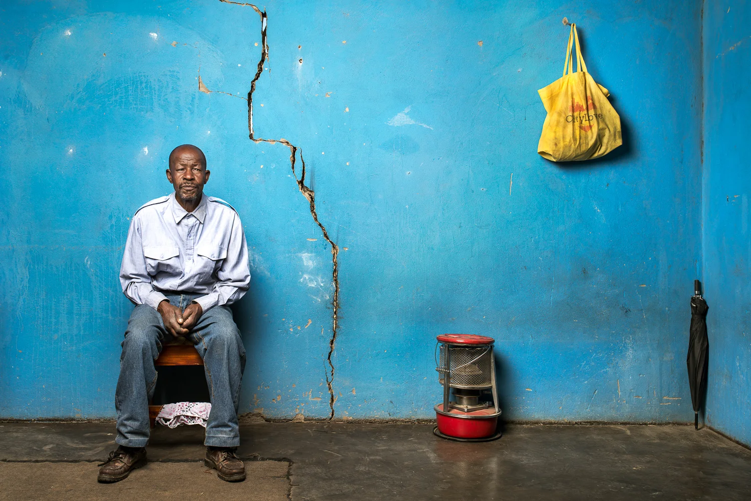 Sekhobe Letsie is 72 years old and lives on the outskirts of Maseru, Lesotho. Born in 1942 he started work in the mines in 1970, when he was 28 years old. He now has four children and lives off the little bit of farming he can manage and money from his son. He is confused about his medical condition and was adamant that he had never been taken for medical screening while on the mines. He has silicosis and has not received any compensation.