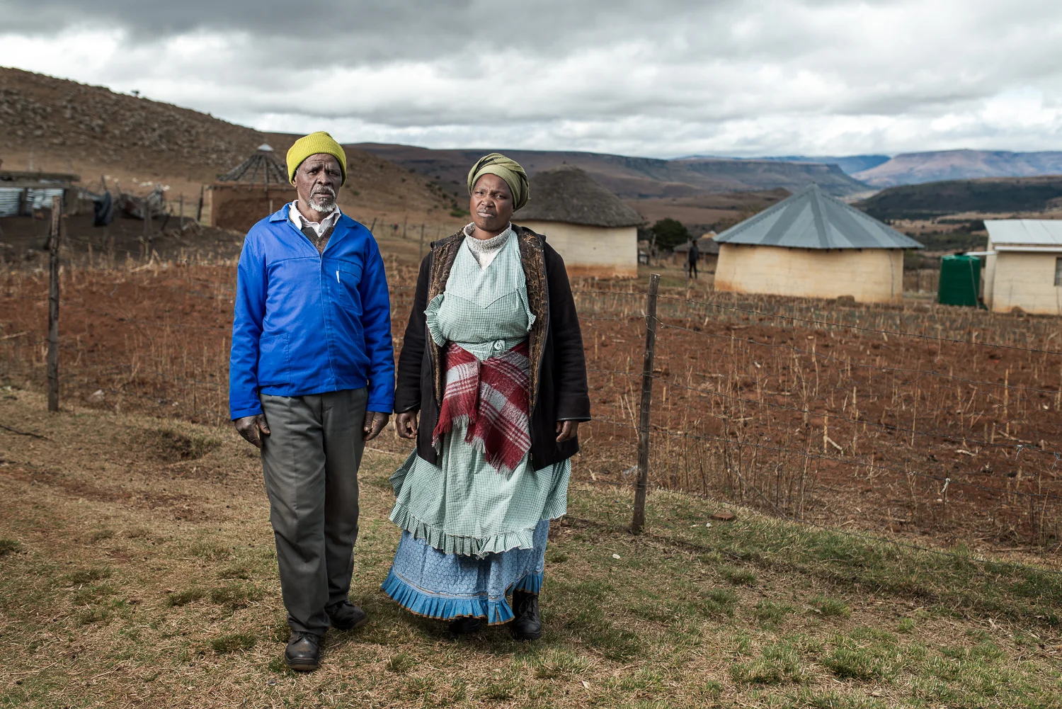 Buzile Justice Nyakaza is 62 years old and lives in Upper Mxe, Cala in the Eastern Cape. His home is about 45 minutes from the nearest town and is only accessible by foot, horseback or 4x4 vehicle. He worked on the gold mines for 32 years and received no compensation when he was diagnosed with silicosis. As he was away from his wife Nowongile and 6 children for at least half of the year, he would send money home via the post office. He would walk to the nearest town outside the mine and deposit R2000 (approx $146) every month. Mrs Nyakaza would then have to make the two-hour return trip by public transport to the post office in Cala to collect the money.