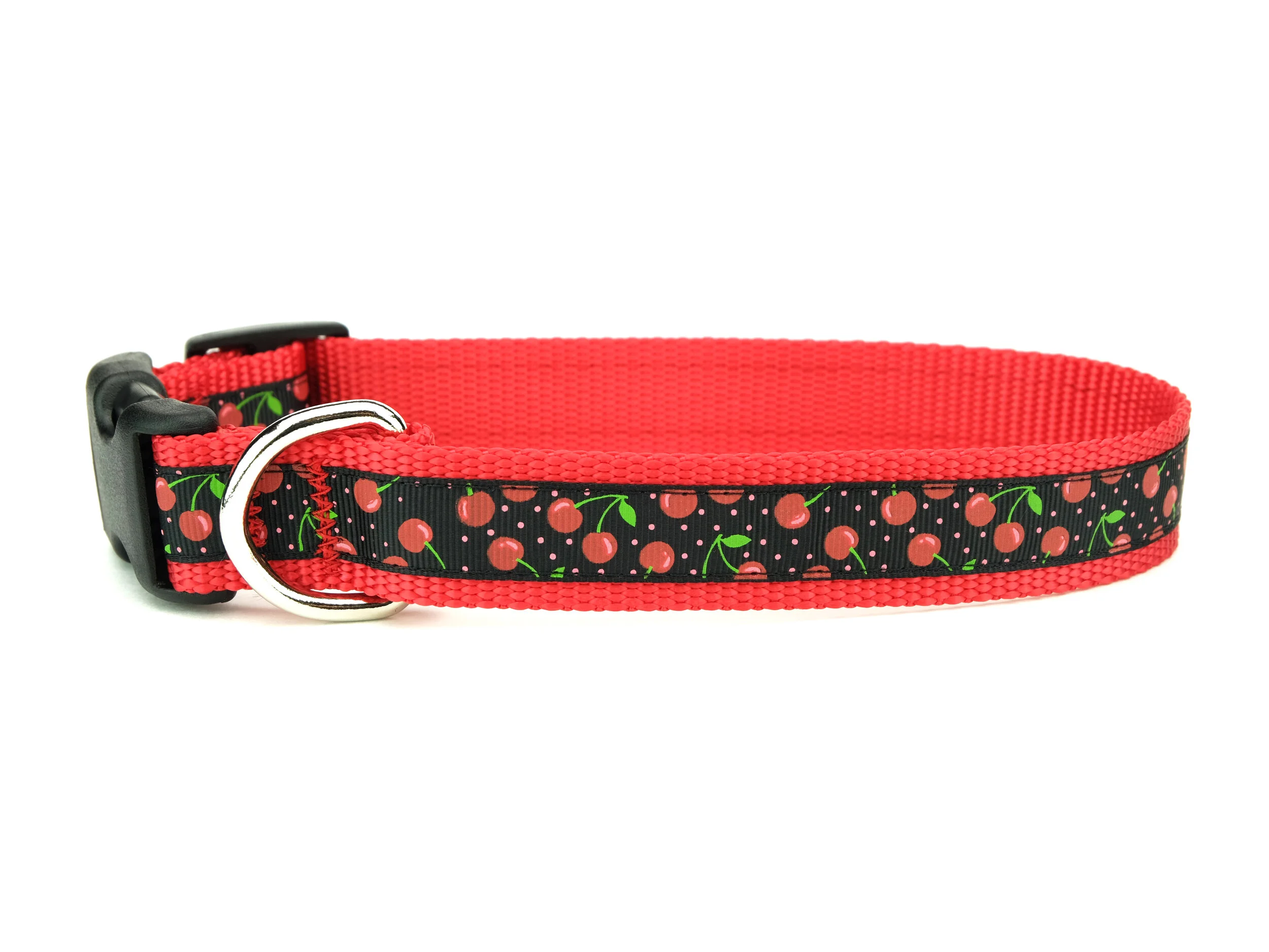 cherry dog collar