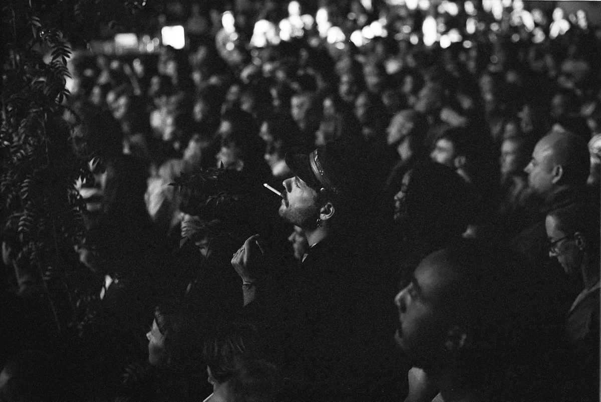 A smoke in the crowd