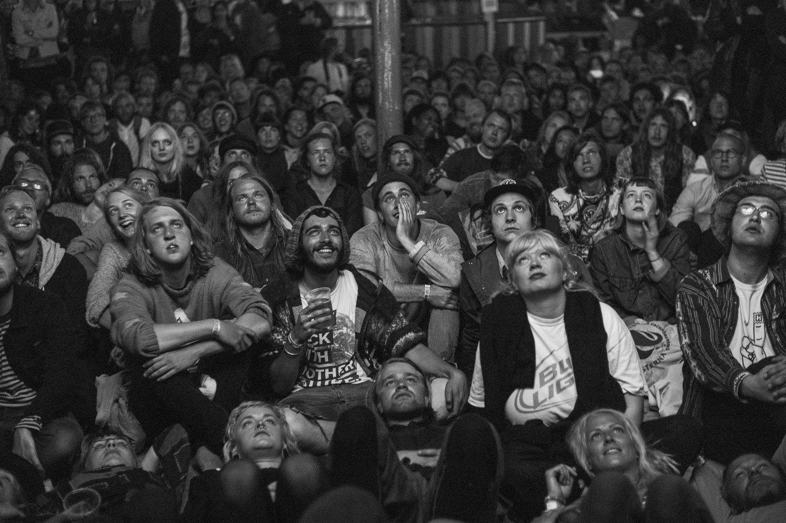 Silent movie crowd at Psykjuntan 