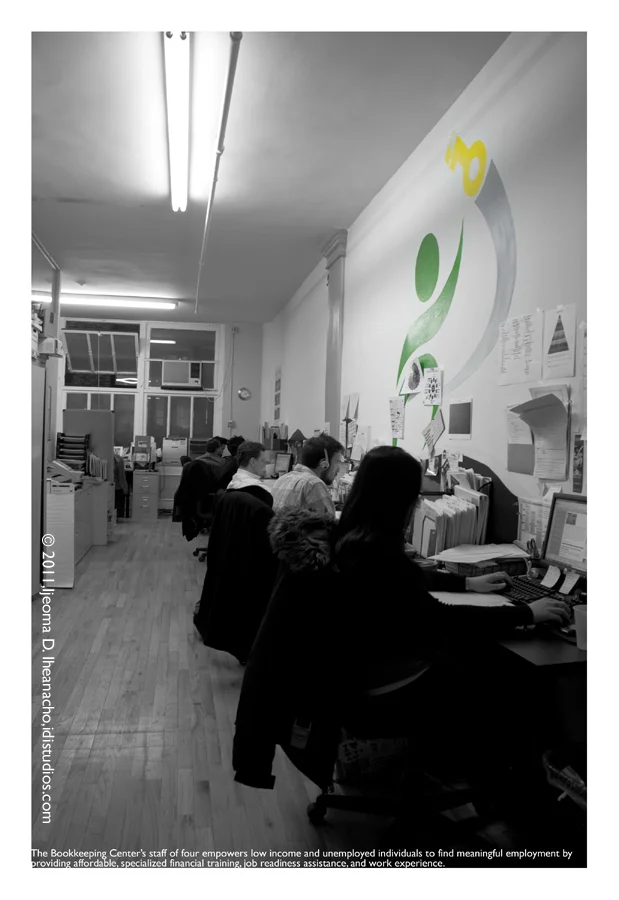 Faces of the Great Recession Series: The Bookkeeping Center - An Intimate Setting