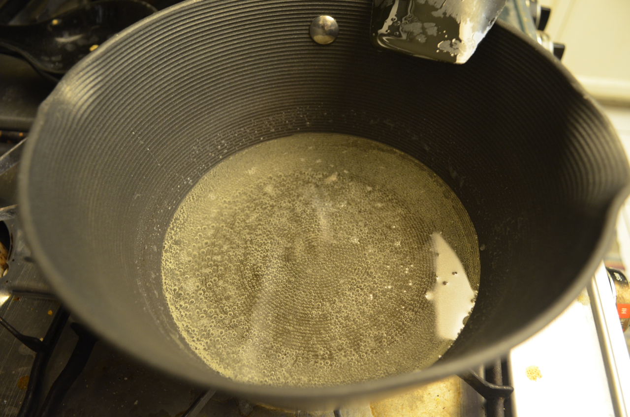 Making simple syrup
