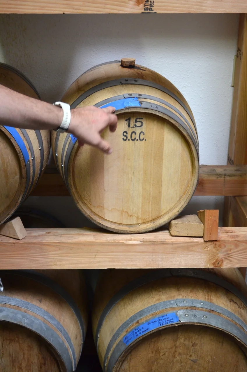 Aging rum.