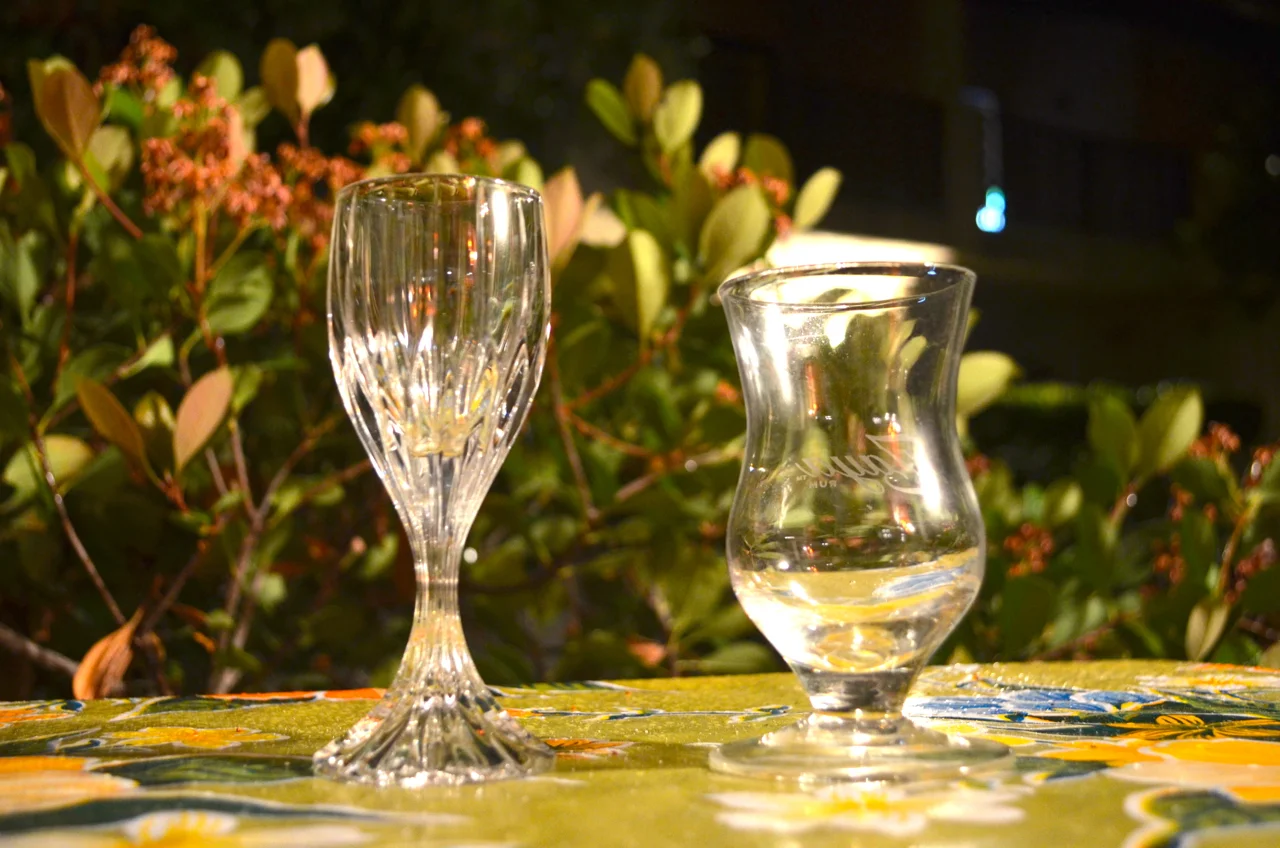 Cordial glass, small snifter.