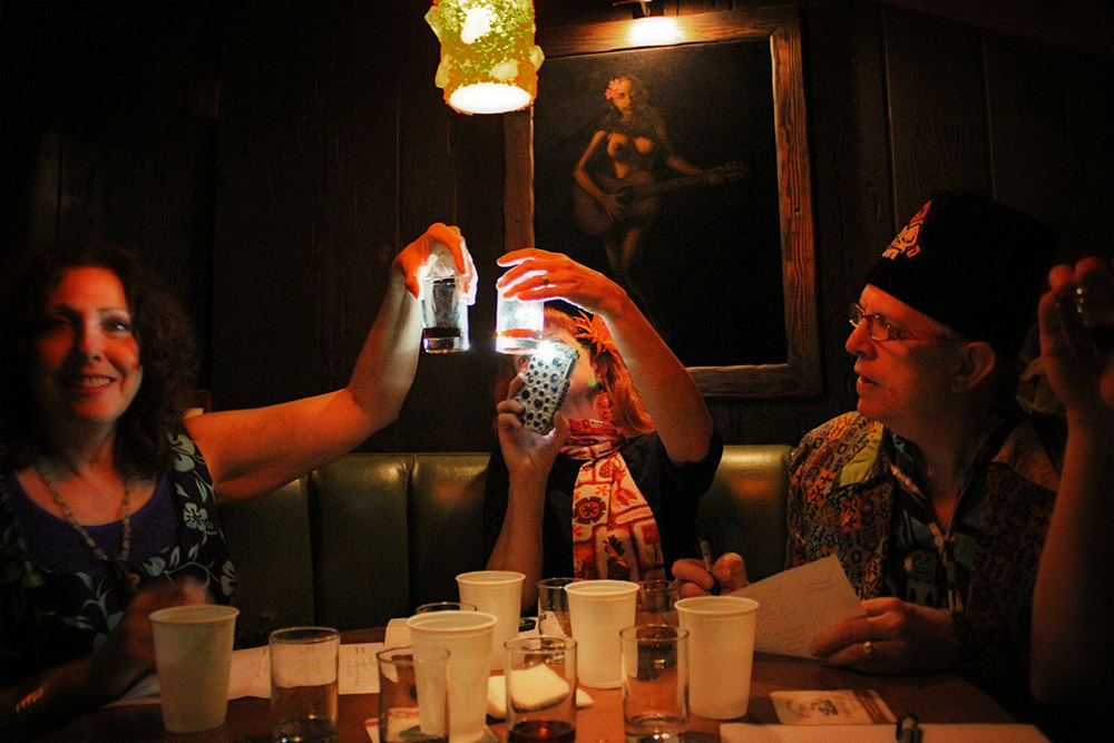 Rum tasting with The Ding Dong Devils.