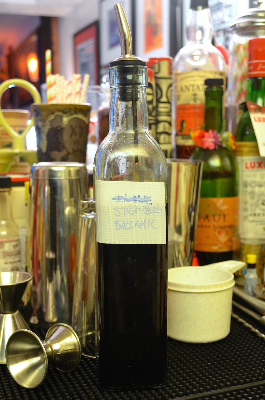 Bottled strawberry-balsamic gastrique