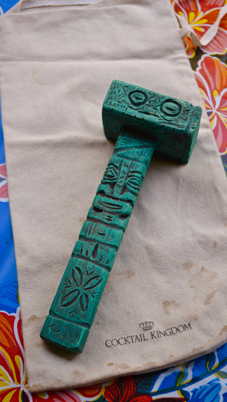 Lewis bag and Tiki tOny mallet.