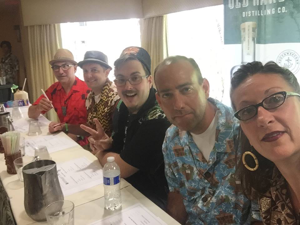 Judges (left to right): Otto von Stroheim, Kelley Merrell, Rob Burr, yours truly, and Marie King. Photo by Marie King.