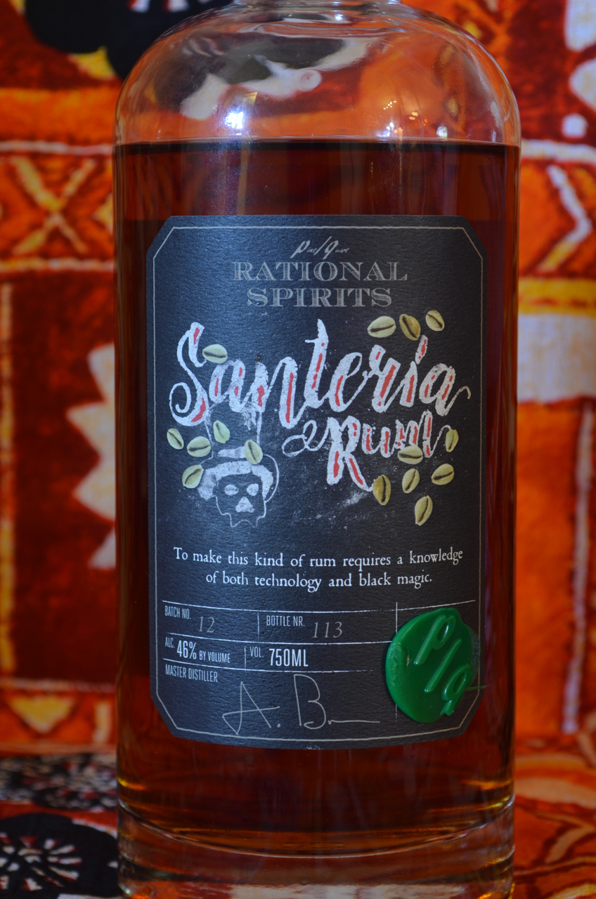 Santeria rum, production bottling (early 2016).