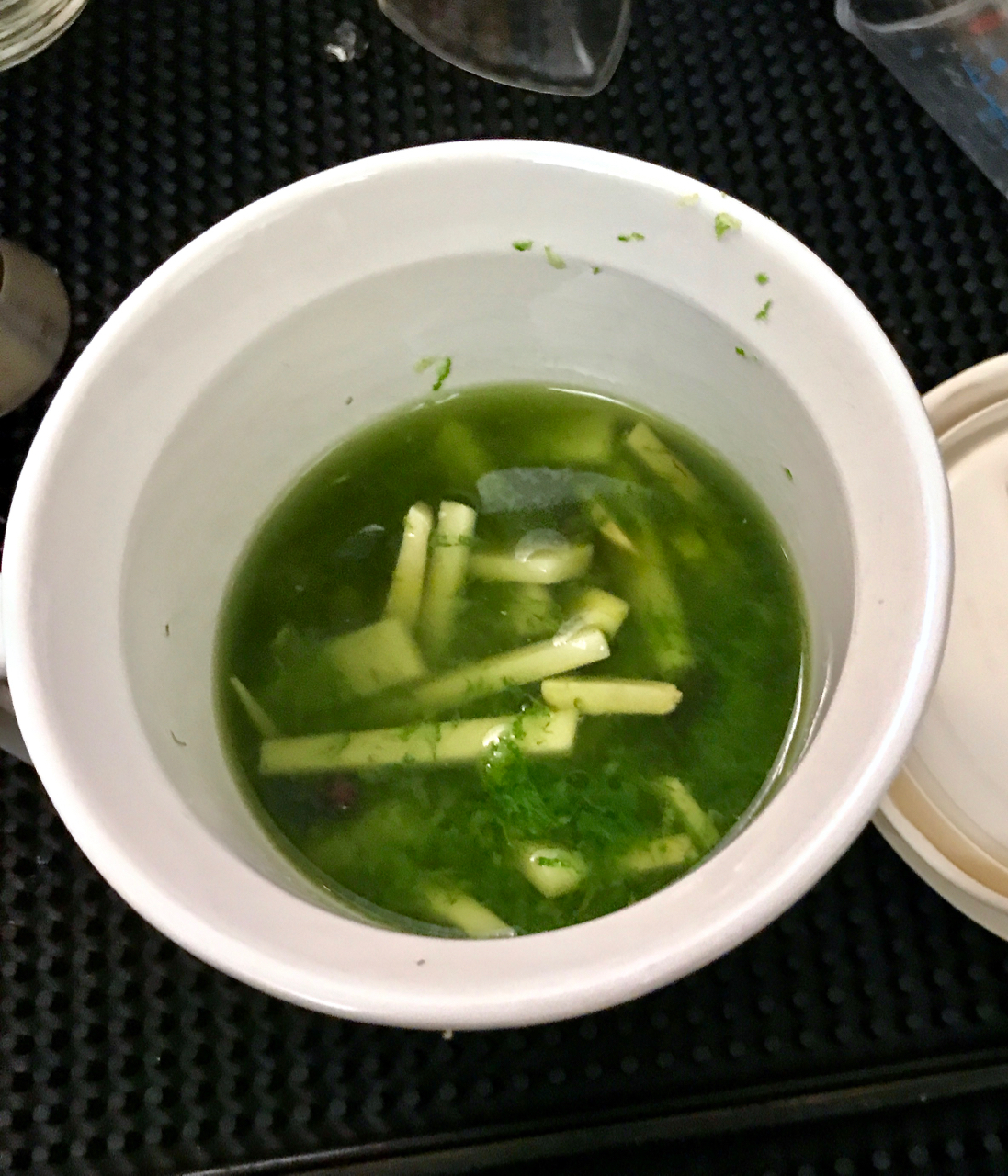 Added lime zest, ginger, almonds.