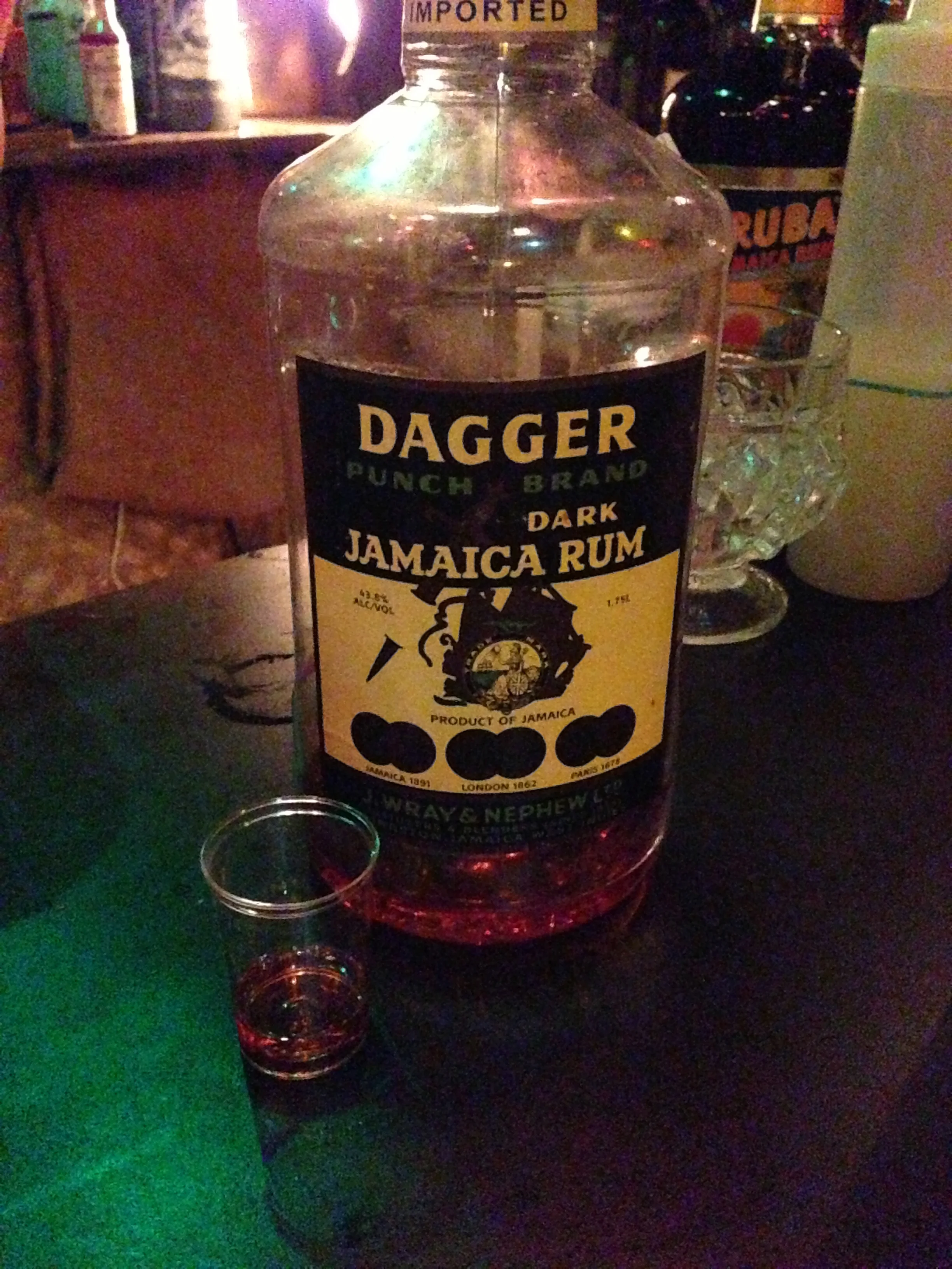 Yep. A dose of Dagger rum.