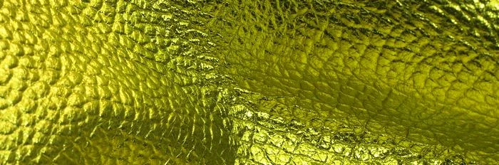 Metallic Chartreuse Leather L44