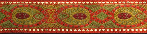 R128 1 1/8 Inch Konta red and olive