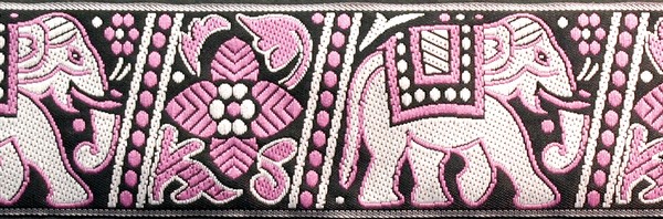R213 1 1/2 Inch Pink Elephants