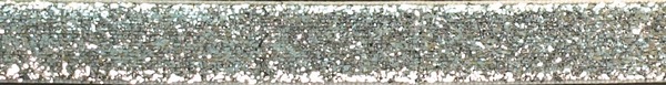 R313 5/8 Inch Silver Sparkle