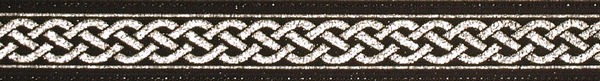 R268 5/8 Inch Silver Celtic Knot