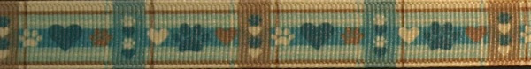 R278-CG 3/4 Inch Paws and Hearts