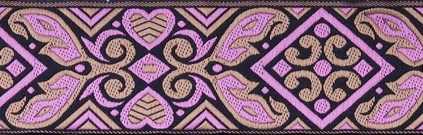 R340 1 1/2 Inch Pink and Tan Whale Tail