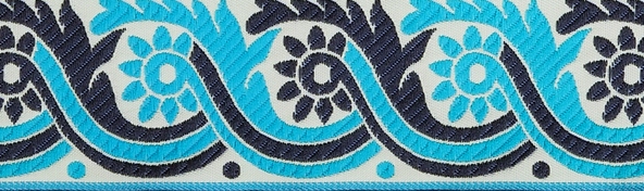 R345 1 1/2 Inch Teal and Black Rooster Tails