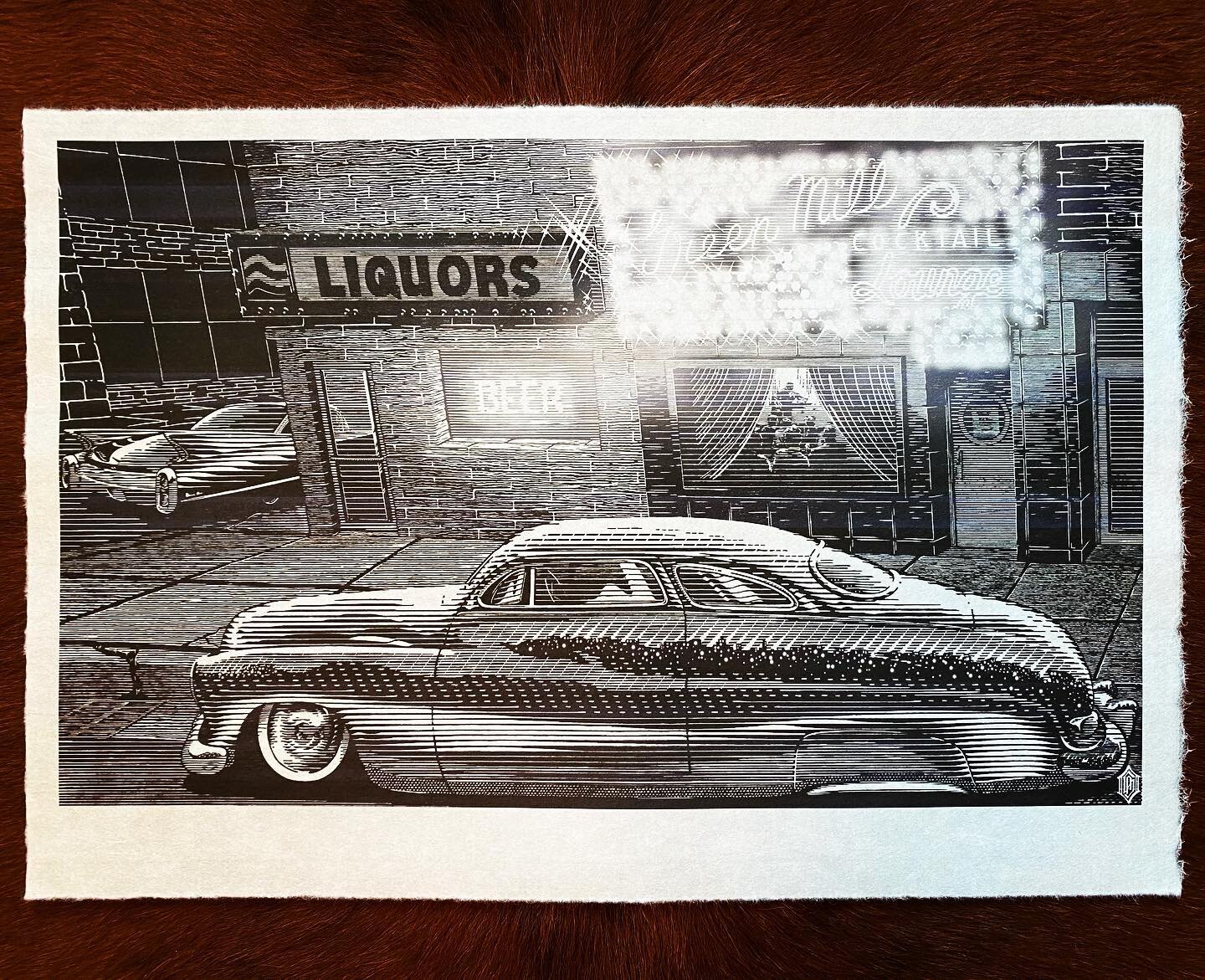 &ldquo;Jazzy Merc&rdquo; prints available in 3 different sizes. Click the link in my bio or go to oldschoolalex.com/giclee for more info. Afterpay also available. 
&bull;
&bull;
&bull;
&bull;
#merc #leadsled #praisethelowered #lowandslow #gangster #s