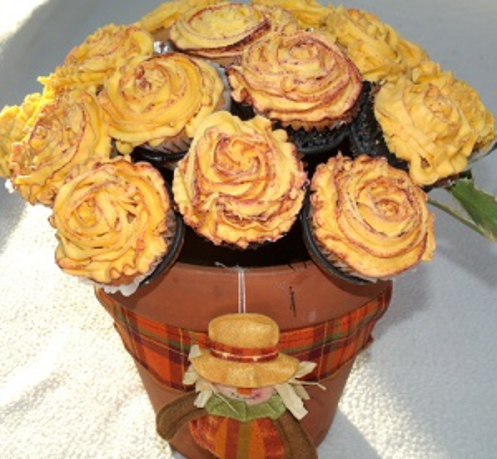 The Scarecrow Cupcake Bouquet