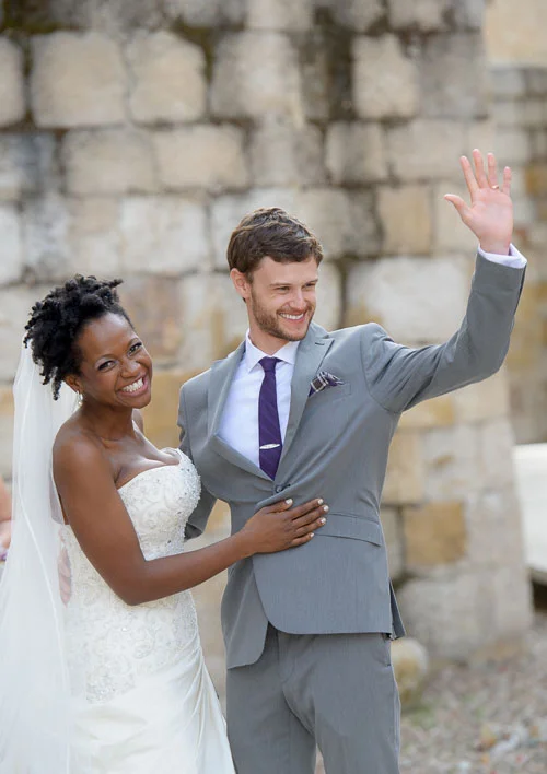 Destination wedding at the Castillo de Zamora in Zamora, Spain.