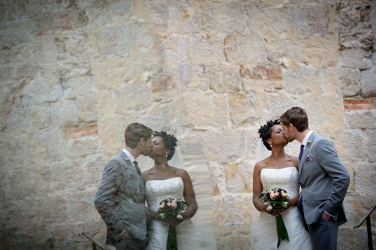 Destination wedding at the Castillo de Zamora in Zamora, Spain.