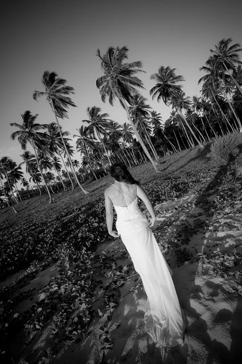 Trash-the-dress session near the Majestic Colonial Resort in Punta Cana, Dominican Republic.