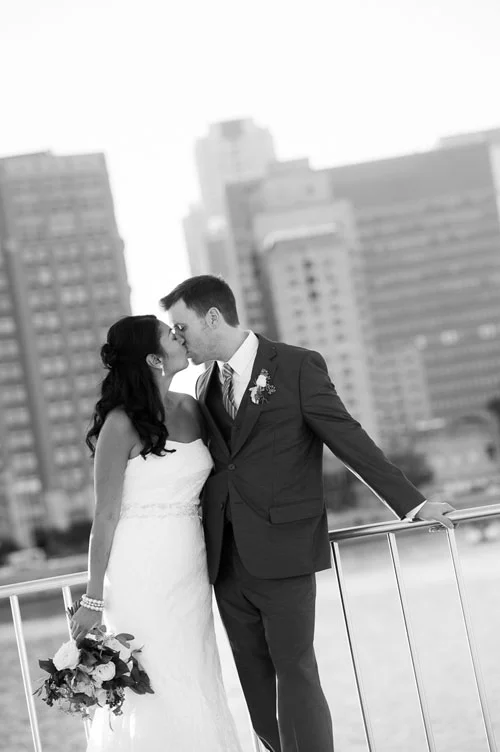 Chicago wedding photo at Milton Olive Park. 