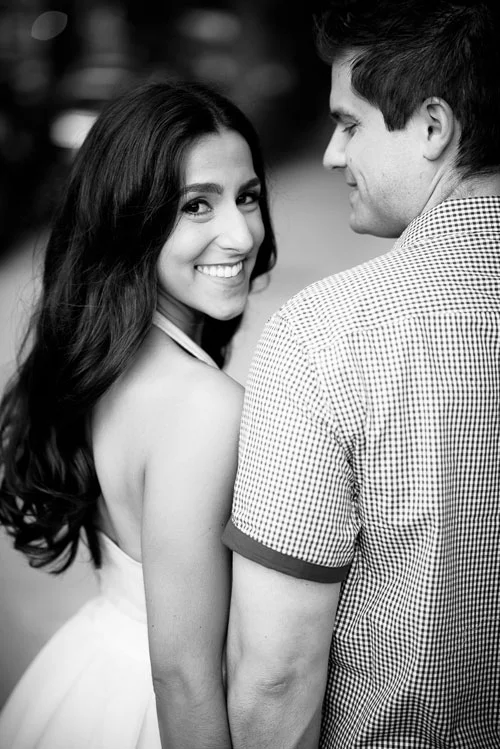Roscoe Village Chicago engagement session.