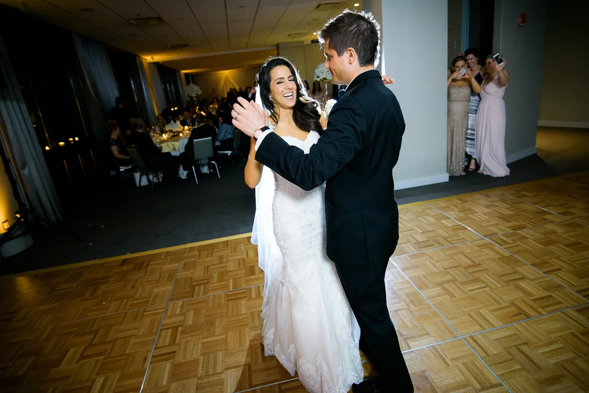 First dance at a Thompson Chicago wedding. 