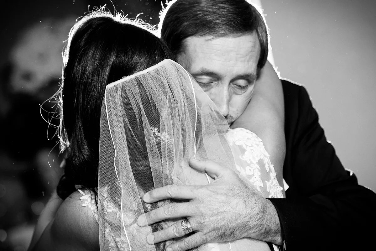 Emotional father-daughter dance at a Thompson Chicago wedding. 
