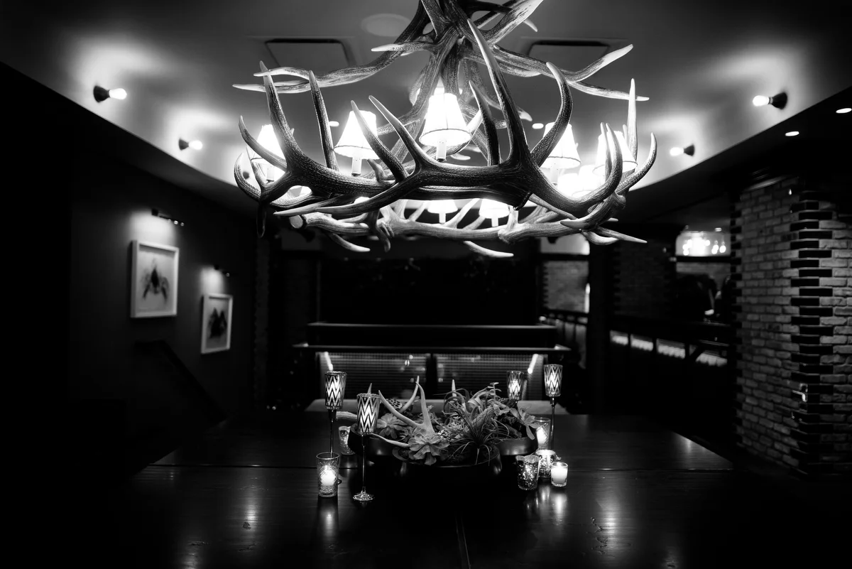 Unique wedding decor at the Thompson Chicago. 