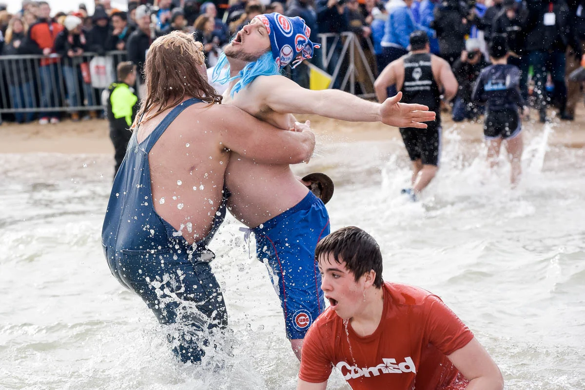 2017 Chicago Polar Plunge at North Avenue Beach.