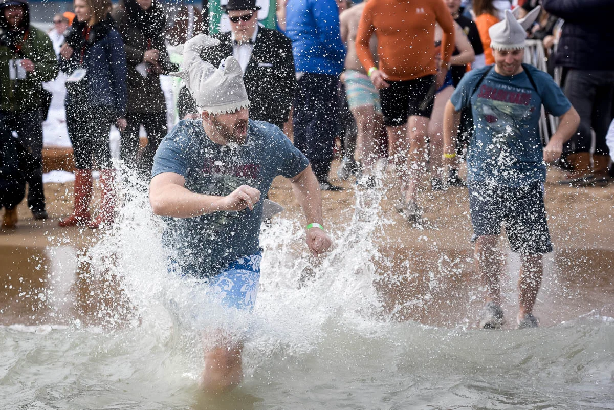 2017 Chicago Polar Plunge at North Avenue Beach.