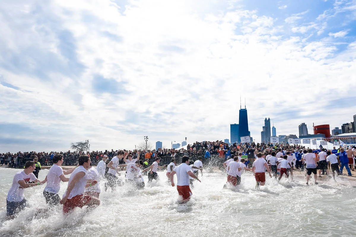 2017 Chicago Polar Plunge at North Avenue Beach.