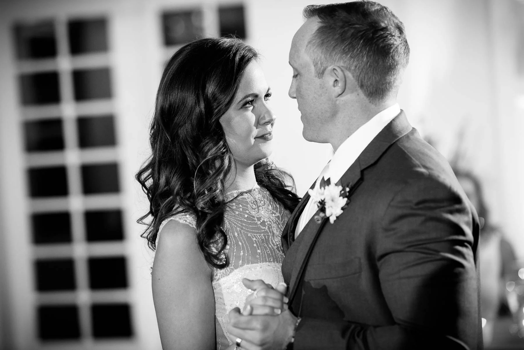 First dance during a wedding at the Manor House in Littleton, Colorado. 