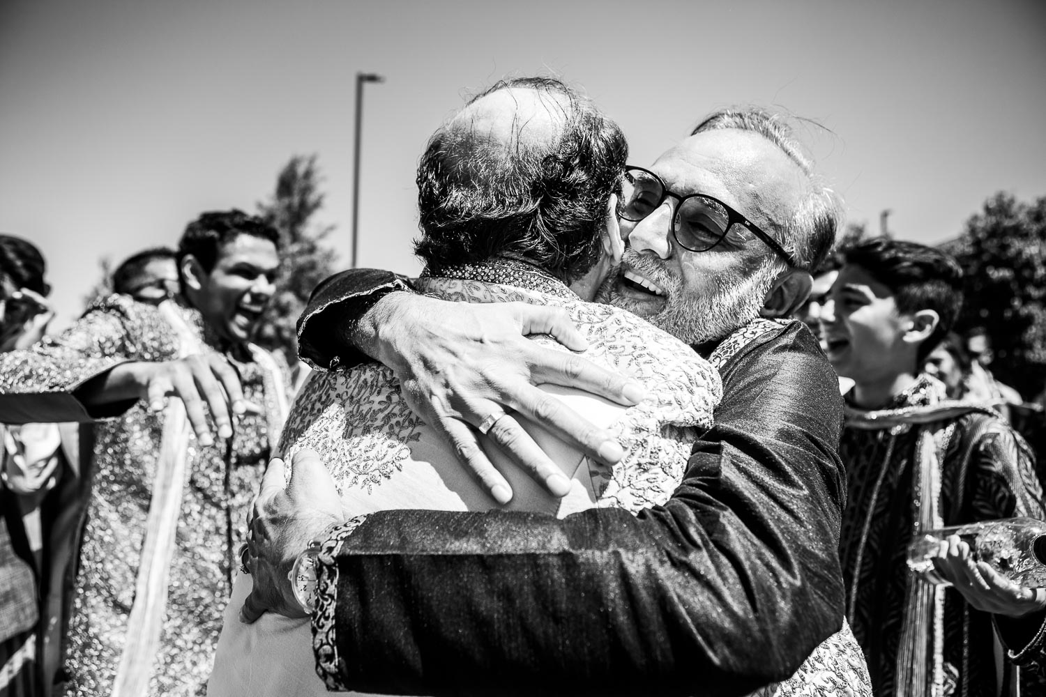 Baraat ceremony during a Renaissance Schaumburg Convention Center Indian wedding.