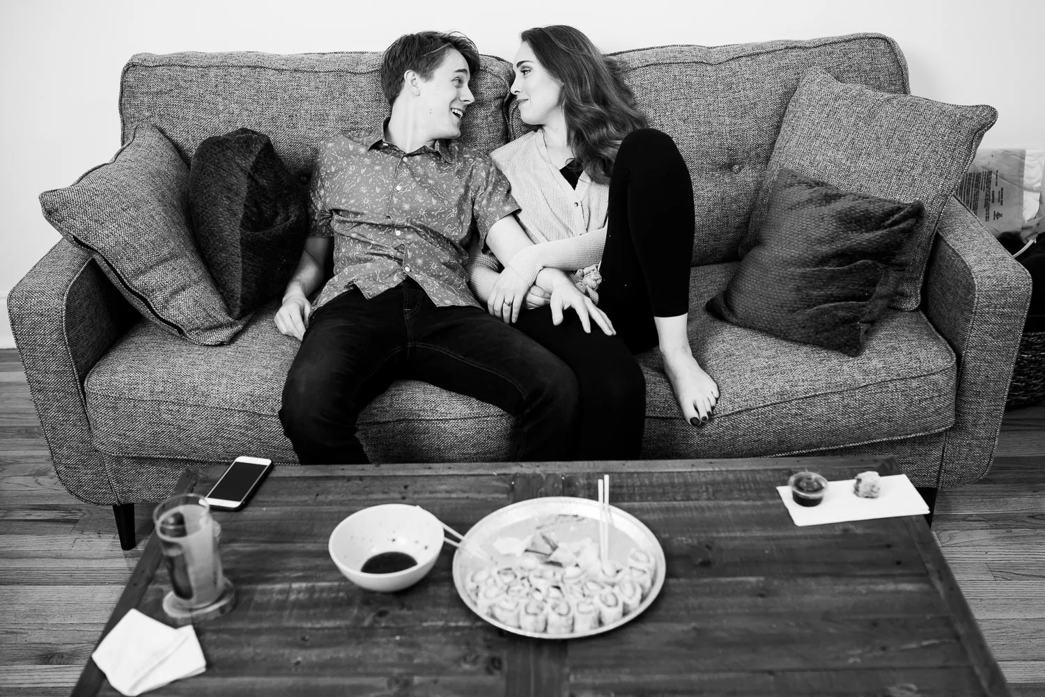 Lincoln Square Chicago Engagement Session
