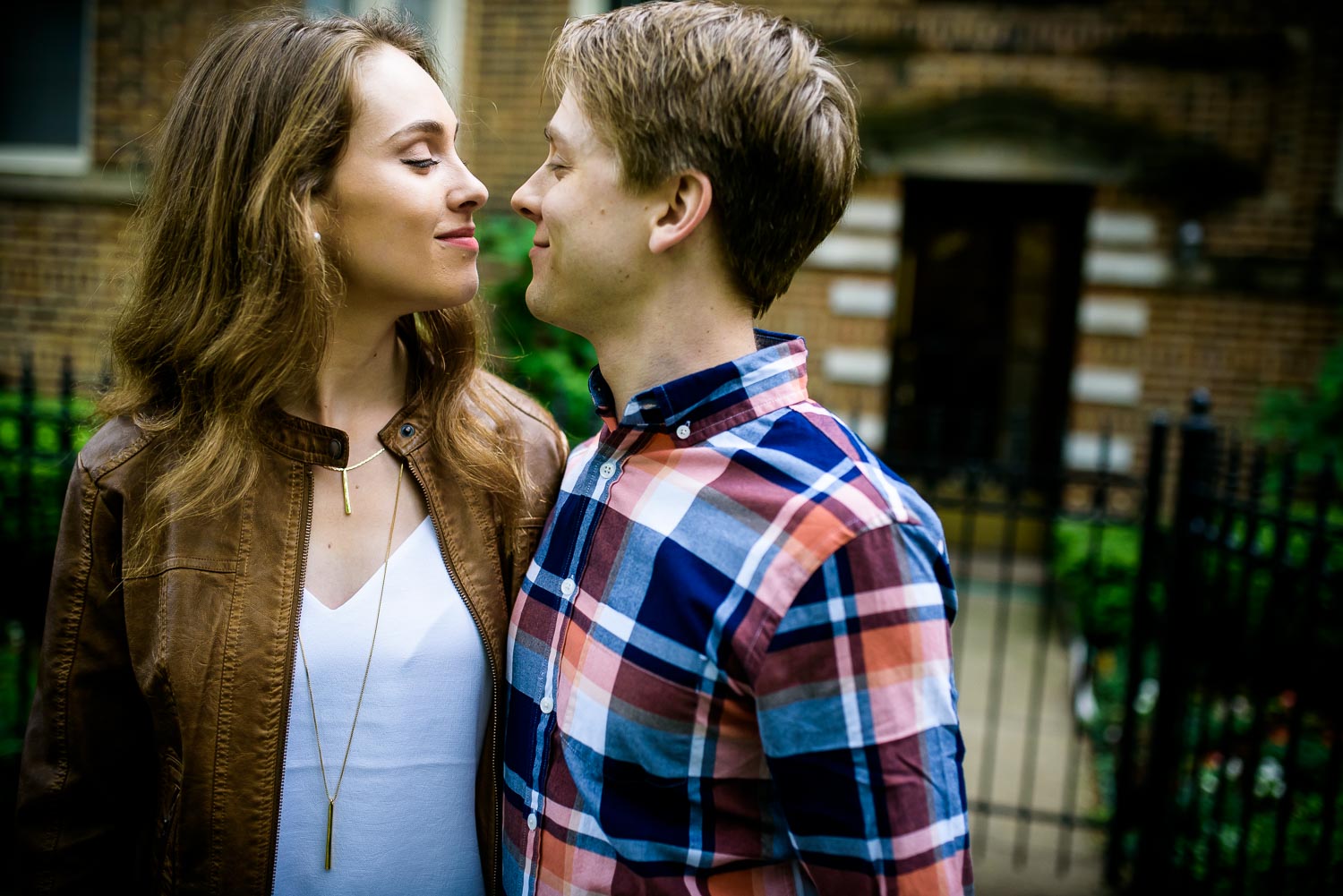 Lincoln Square Chicago Engagement Session