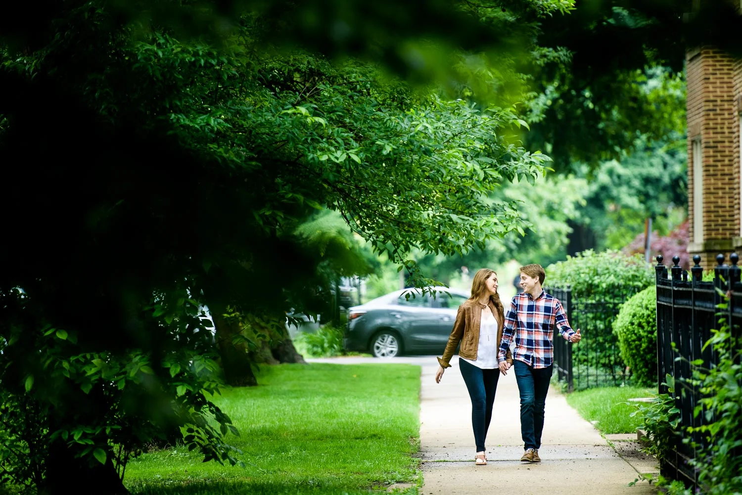 Lincoln Square Chicago Engagement Session