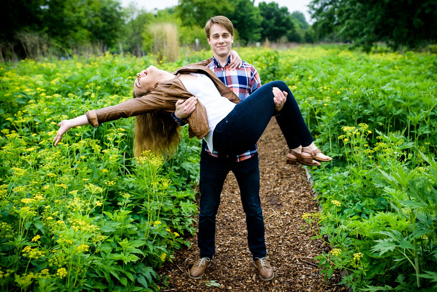 Lincoln Square Chicago Engagement Session