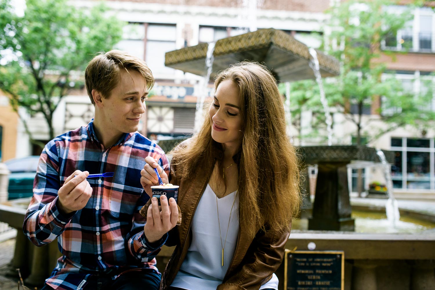 Lincoln Square Chicago Engagement Session