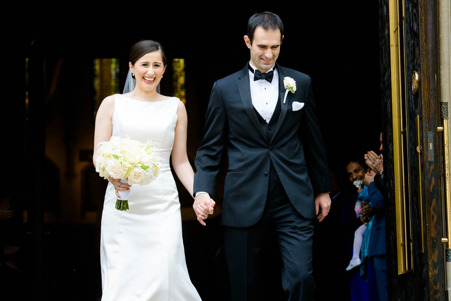Holy Name Cathedral wedding ceremony.