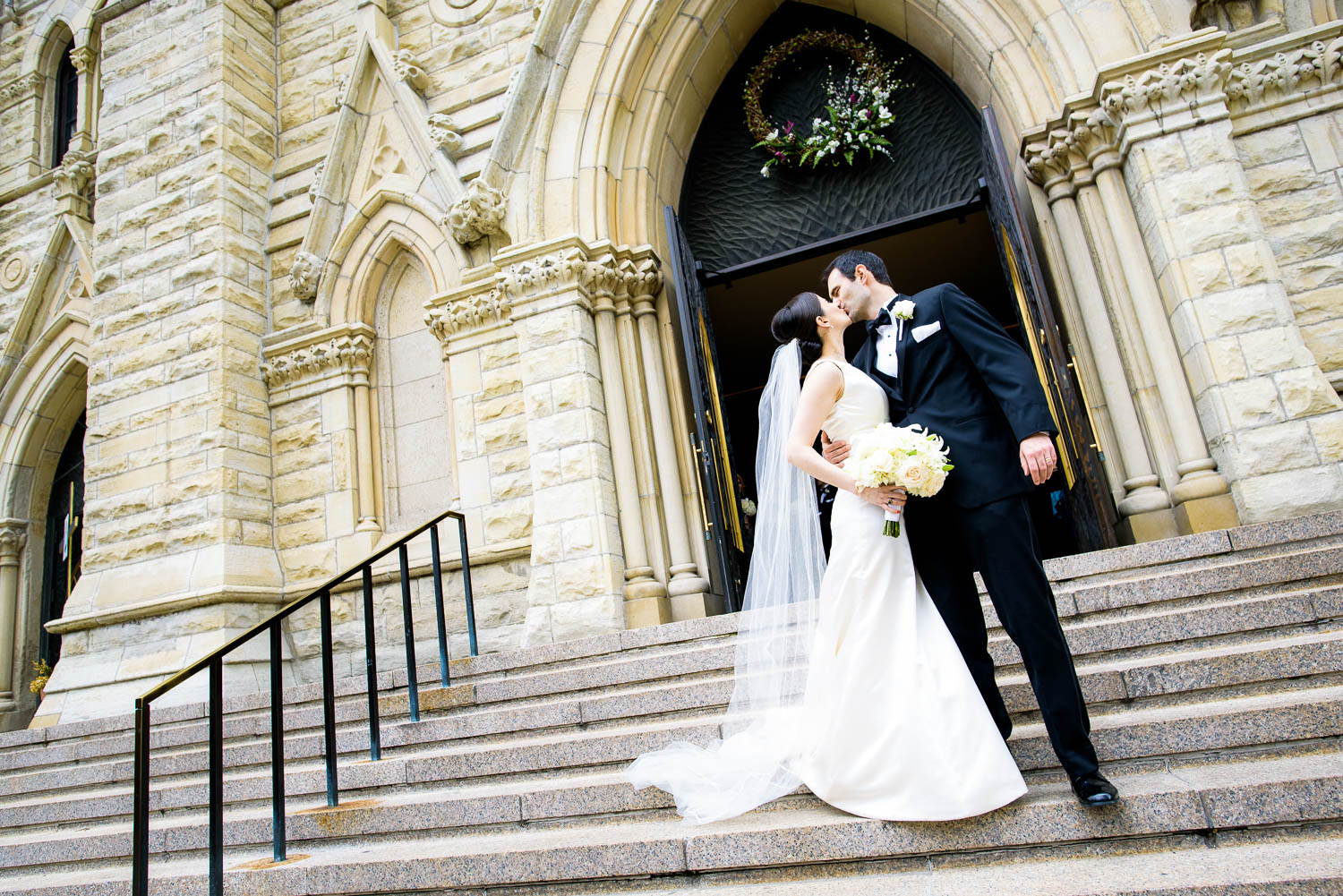 Holy Name Cathedral wedding ceremony.