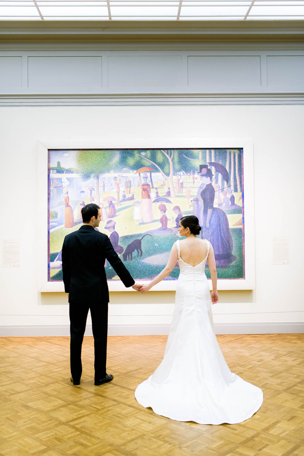 Art Institute of Chicago wedding.