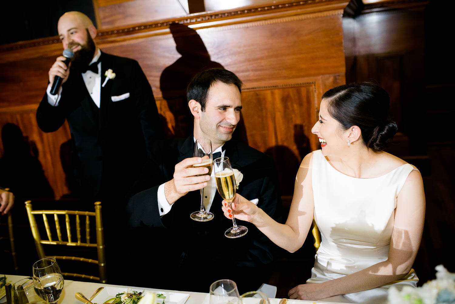 Art Institute of Chicago wedding in the Stock Exchange Room.