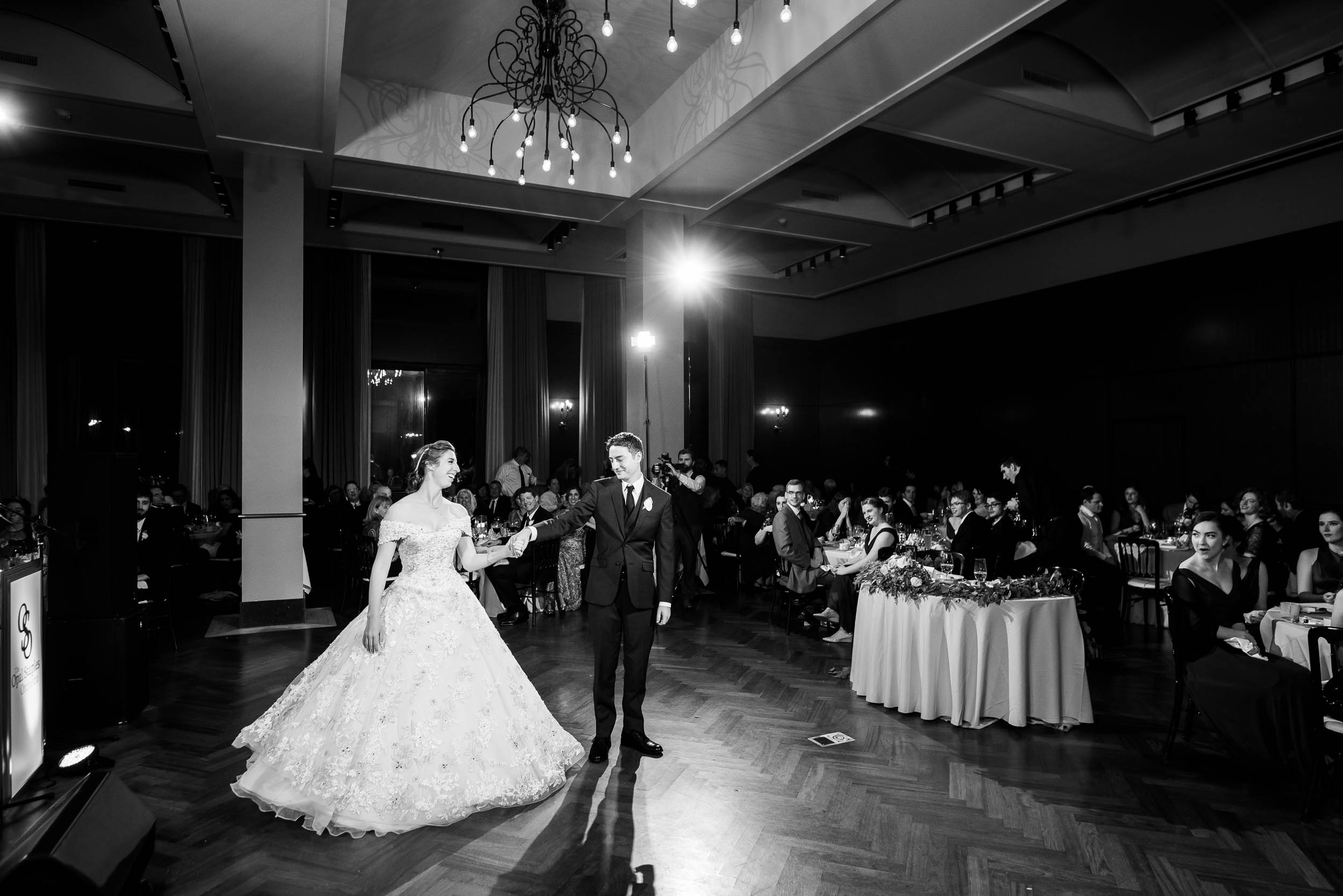 First dance during a Newberry Library Chicago wedding.